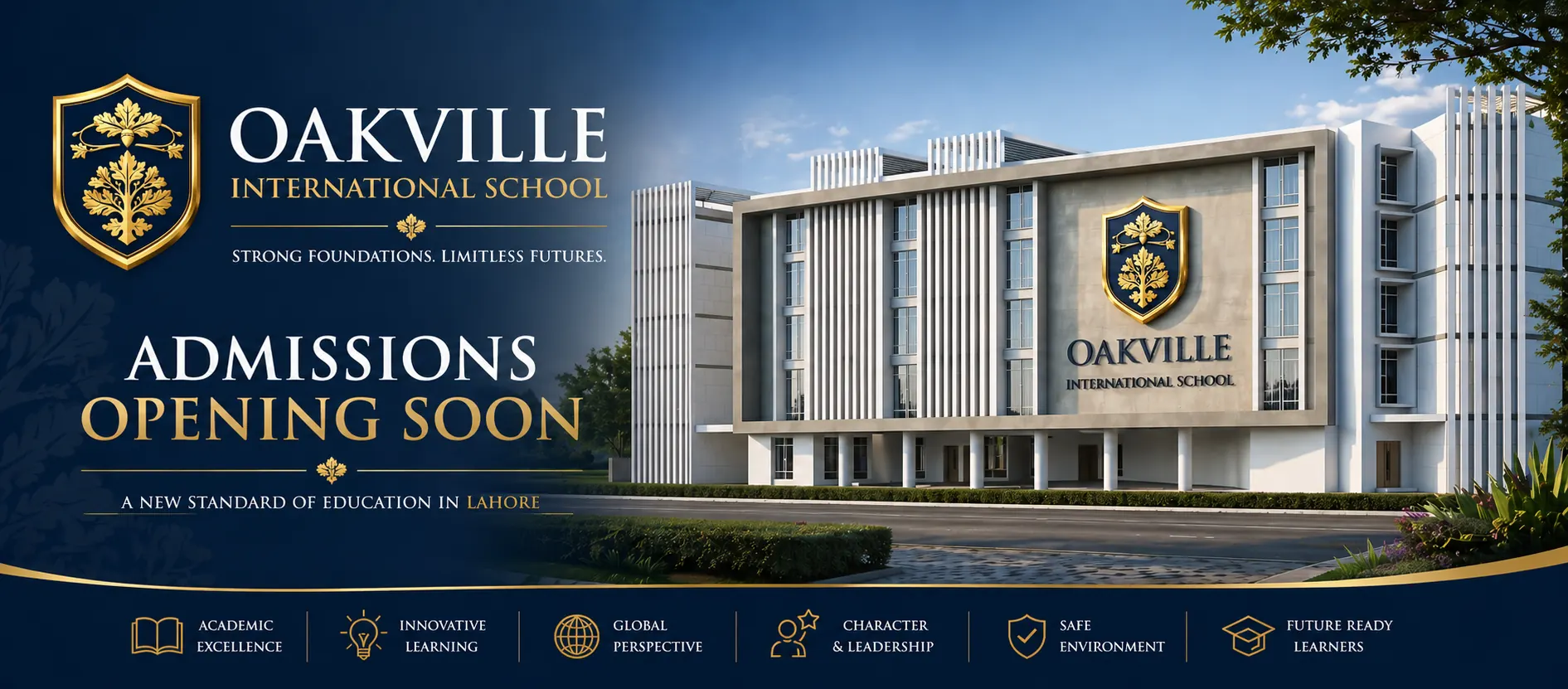 Oakville admissions launch artwork